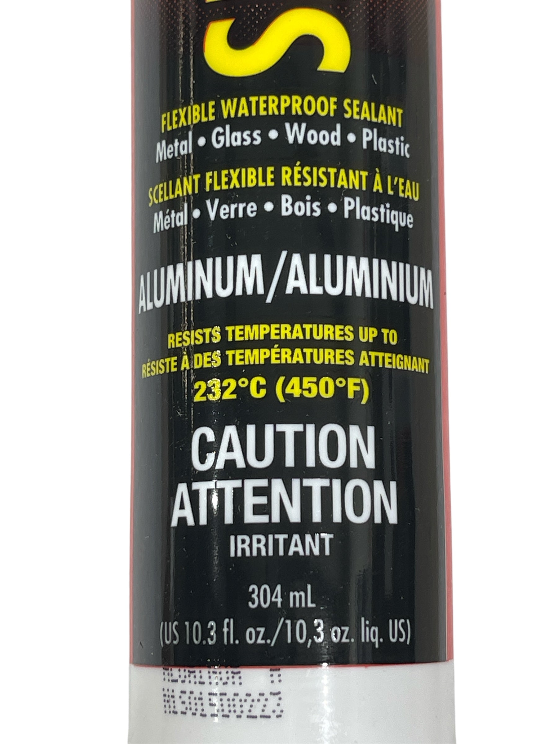 Aluminum Silicone Sealant – KK0201 | 10.3 oz Caulking Tube | Flexible & Waterproof | High Temp Rated to 450°F (232°C) | For Metal, Glass, Wood & Plastic