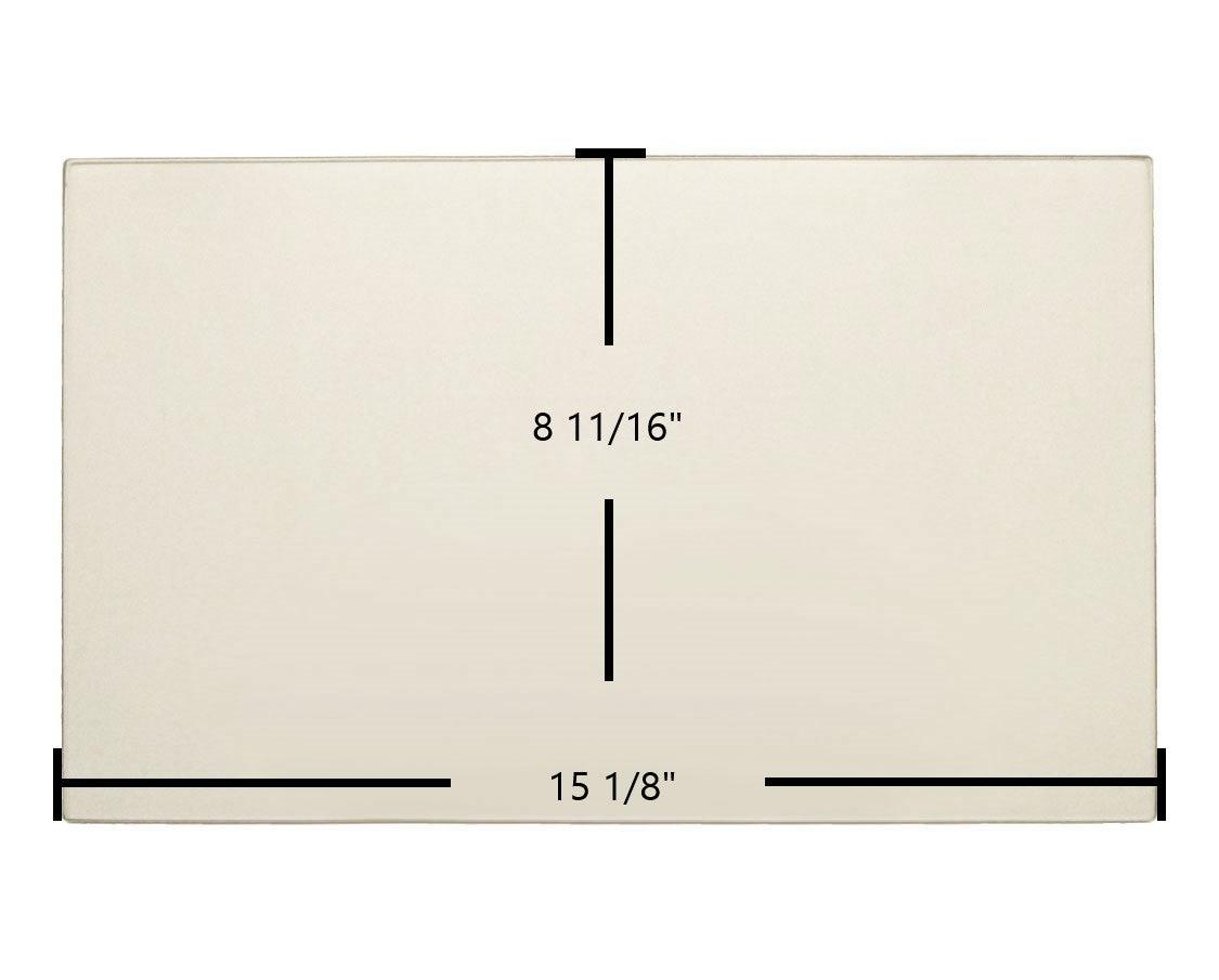 American Energy Magnum 6500, Magnum 7500, Country Side, Queen Anne Glass – 15 1/8" x 8 11/16" (Part #MF3531)
