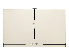 Appalachian 32-BW-1988, 37, 36 BW (New) Center Ceramic Glass | 11 1/4" x 9" | Part #0610-8019
