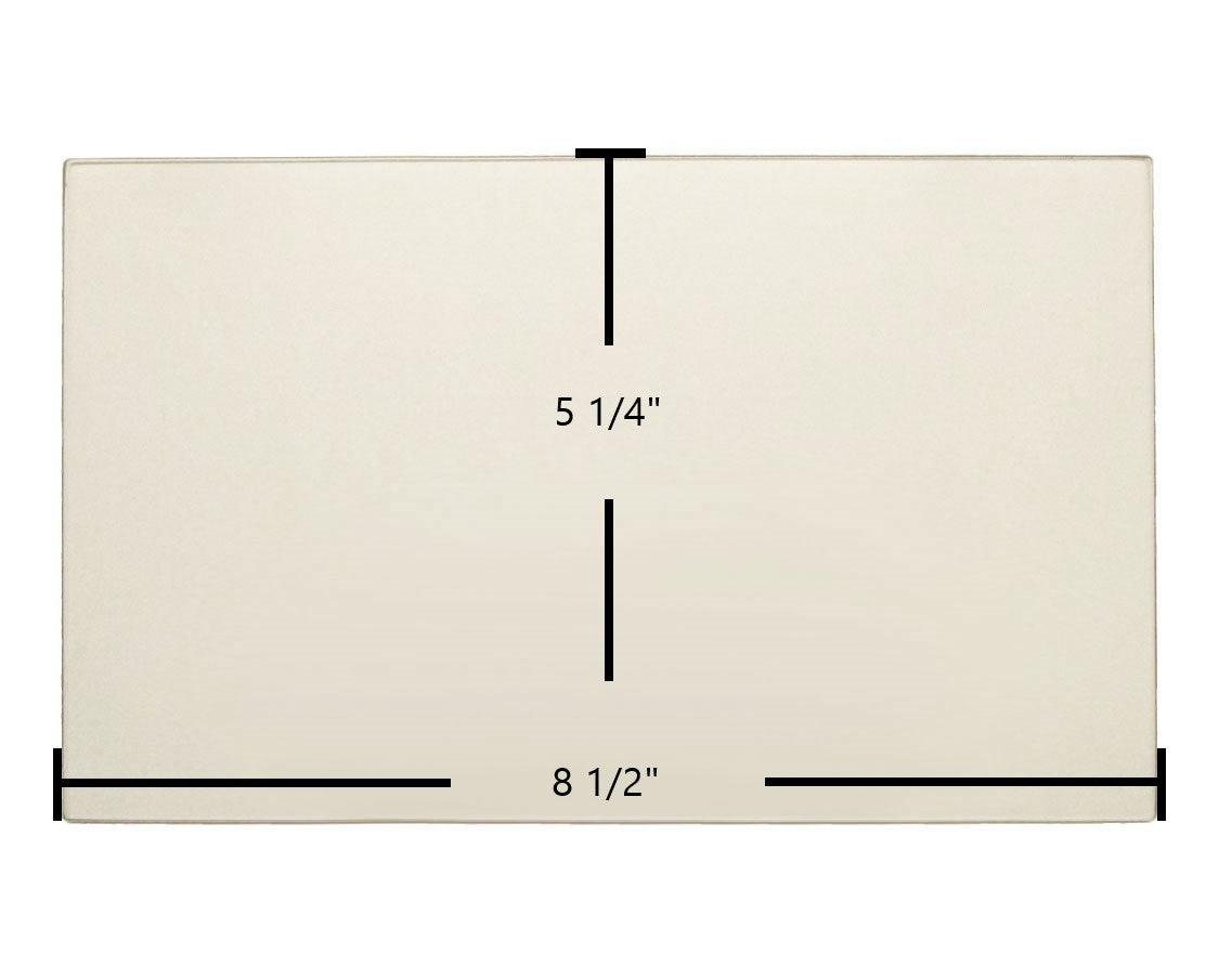 Appalachian Gemini XLB, 32-BW-1983 Side Ceramic Glass | 8 1/2" x 5 1/4" | Part #0610-8013