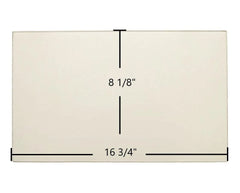 Ashley AHI1 Door Glass Replacement – 16 3/4" x 8 1/8" Ceramic Panel (AHI1)