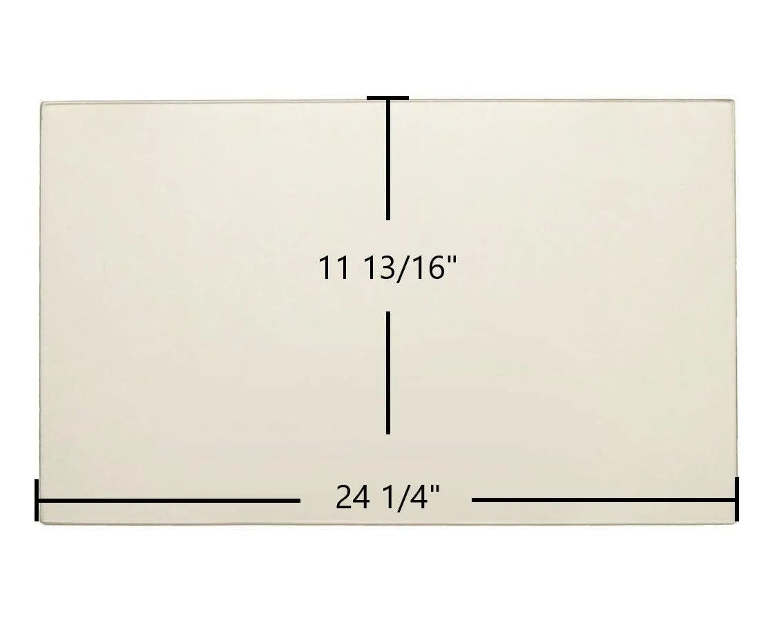 Austroflamm Tria Door Glass Replacement – 24 1/4" x 11 13/16" High-Temperature Ceramic Glass Panel (712822)