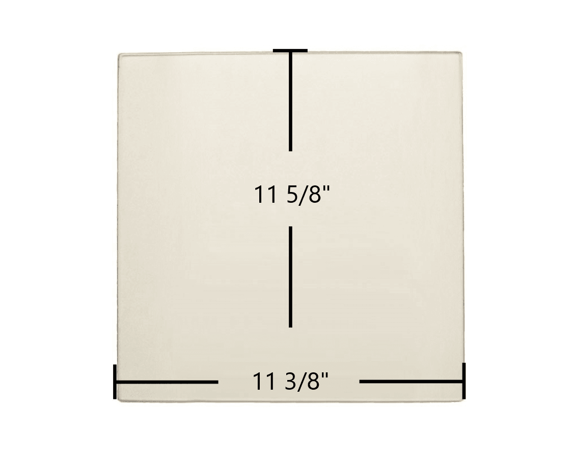 Austroflamm Integra FS Door Glass Replacement – 11 3/8" x 11 5/8" High-Temperature Ceramic Glass Panel (Z14846)