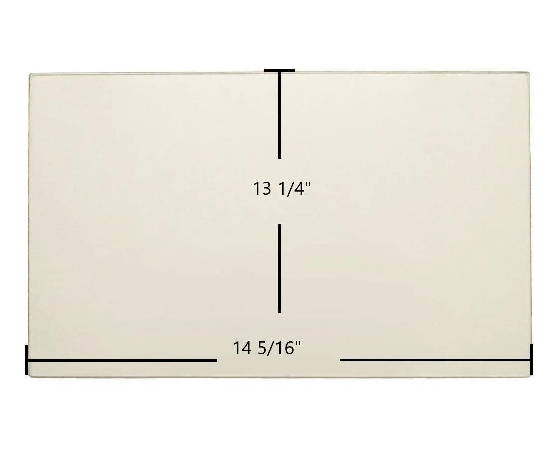 Avalon Astoria Pellet Front Door Glass Replacement – 14 5/16" x 13 1/4" High-Temperature Ceramic Glass Panel (901-02004)