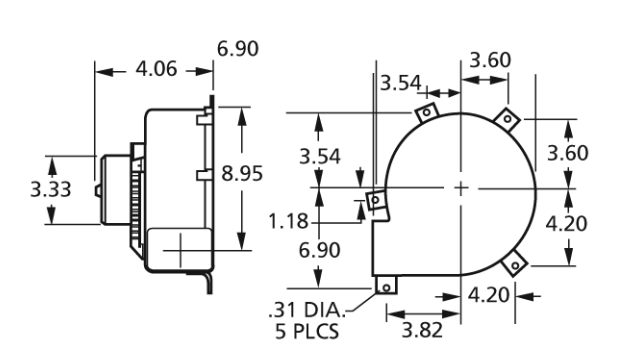 Blower Motor Assembly – 1C180 (12189) | 180 CFM, 3-Speed C-Frame Blower with Motor | OEM Fasco B47120 Replacement