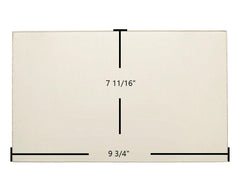 Black Bart 7BBDD Door Glass Replacement – 9 3/4" x 7 11/16" High-Temperature Ceramic Glass Panel (B7BBDD)