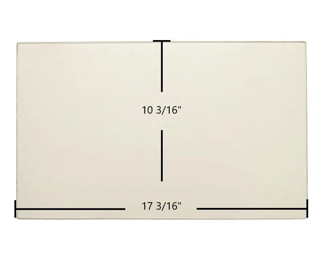 Blaze King Pegasus Gas 9603 Center Glass Replacement – 17 3/16" x 10 3/16" High-Temperature Ceramic Glass Panel (9306 / 9603 Glass)