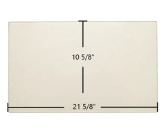 Blaze King Briarwood BRII/90 Door Glass Replacement – 21 5/8" x 10 5/8" High-Temperature Ceramic Glass Panel (730)