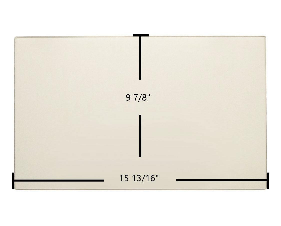 Blaze King Princess, PI29, PE32, PE1006, PEJ1006, PEJ1106 Door Glass Replacement – 15 13/16" x 9 7/8" High-Temperature Ceramic Glass Panel (130-0246 / s.z0246)