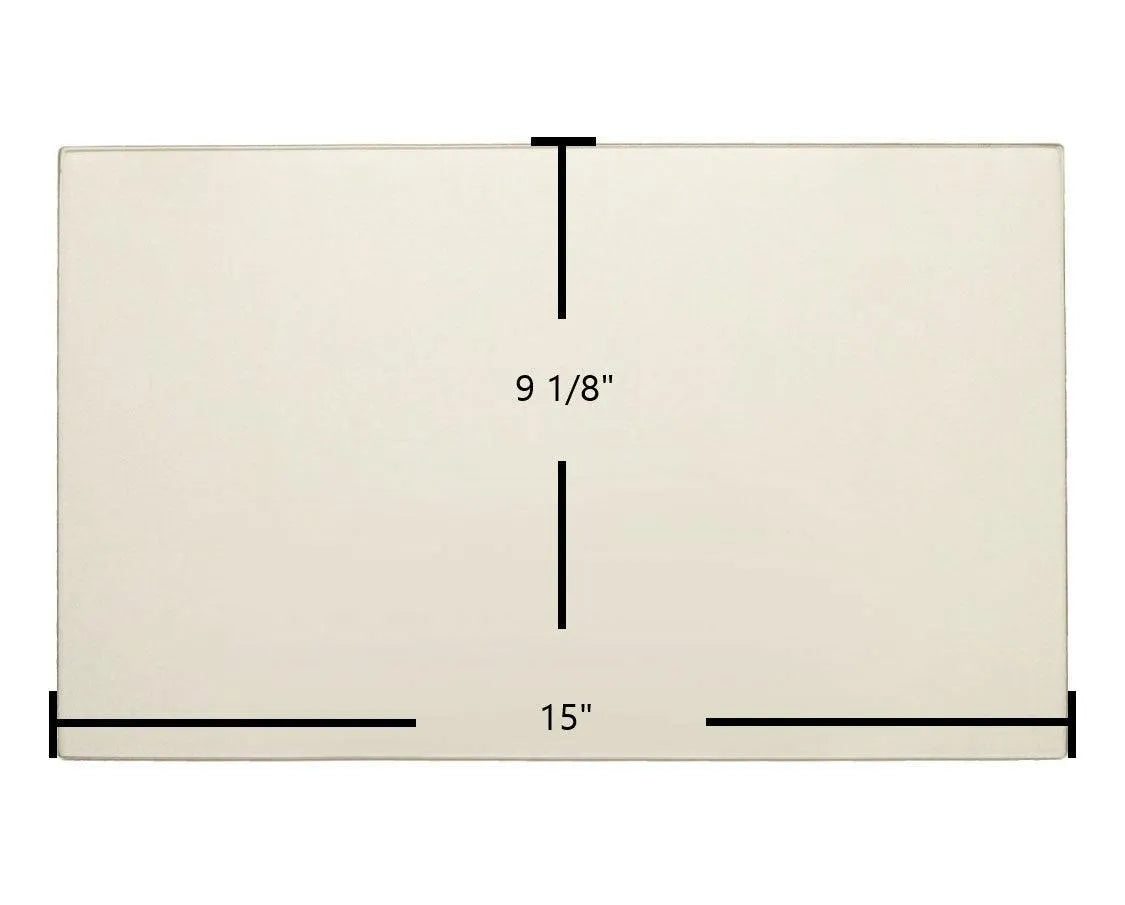 Blaze King Royal Guardian RGT-3001 Door Glass Replacement – 9 1/8" x 15" High-Temperature Ceramic Glass Panel (RGT-3001)