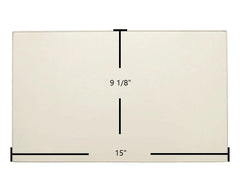 Blaze King Royal Guardian RGT-3001 Door Glass Replacement – 9 1/8" x 15" High-Temperature Ceramic Glass Panel (RGT-3001)