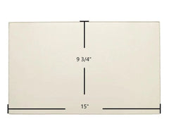 Blaze King Ashford AF20 Door Glass Replacement – 15" x 9 3/4" High-Temperature Ceramic Glass Panel (Z0256)