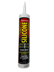 Black Silicone Sealant – KK0202 | 10.3 oz Caulking Tube | Waterproof & Flexible | High Temp Rated to 450°F (232°C) | For Metal, Glass, Wood & Plastic