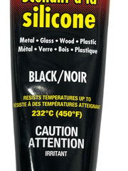Black Silicone Sealant – KK0309 | 2.7 oz Tube | High Temp Rated to 450°F (232°C)
