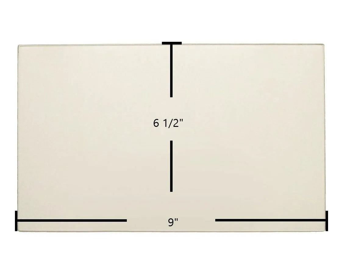 Blue Ridge 7BSDD Door Glass Replacement – 9" x 6 1/2" High-Temperature Ceramic Glass Panel (7BSDD-2)
