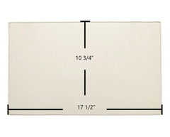 Breckwell P2000FS, P2000, P2000I, P2700, Tahoe, Mojave Center Door Glass Replacement – 10 3/4" x 17 1/2" High-Temperature Ceramic Glass Panel (C-D-802A)