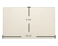 Breckwell P24I, Cadet P26, P32-I Cadet Door Glass Replacement – 10 1/2" x 4 1/4" High-Temperature Ceramic Glass Panel (892614)