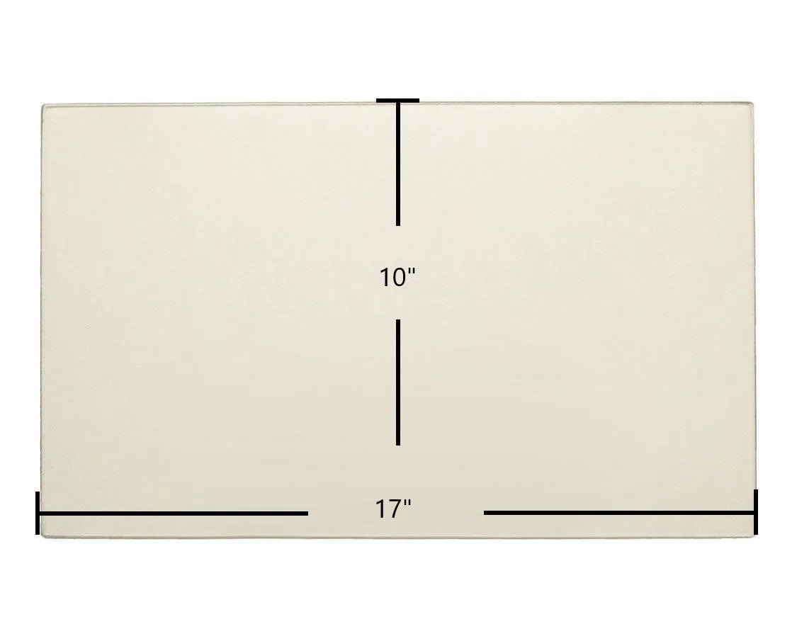 Breckwell SW1.2, SW2.0, SW2.5 Door Glass Replacement – 17" x 10" High-Temperature Ceramic Glass Panel (893145)