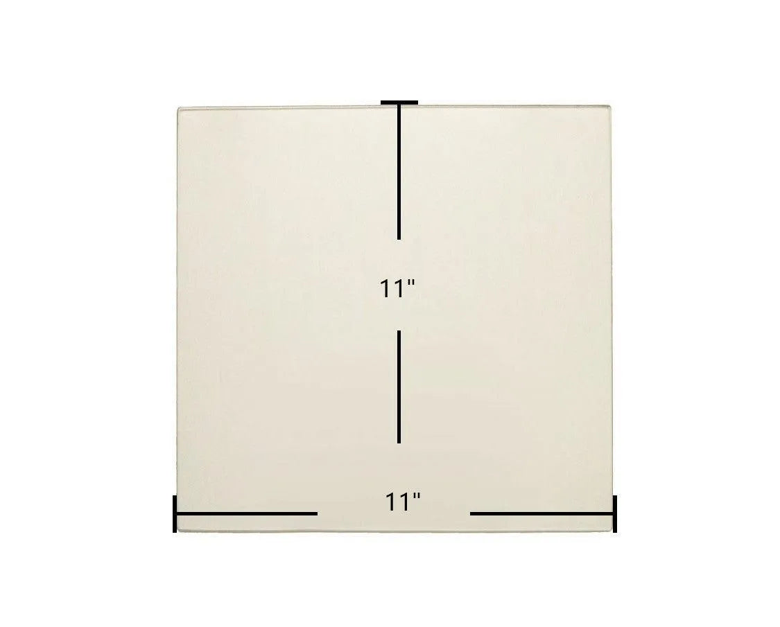 Breckwell SP2047 Upper Door Glass Replacement – 11" x 11" High-Temperature Ceramic Glass Panel (892965)