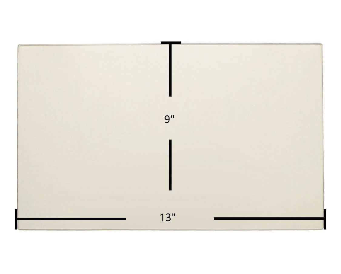 Brunco Spitfire Stove Door Glass Replacement – 13" x 9" High-Temperature Ceramic Glass Panel (SFS8)