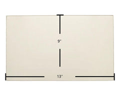 Buck Carolina II Door Glass Replacement – 13" x 9" High-Temperature Ceramic Glass Panel (PGBC378)