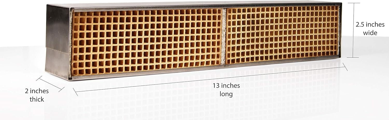 Catalytic Combustor – Condar CC-257 | 16 Cell | 13" x 2.5" x 2" | Stainless Steel Wrapped | OEM Replacement