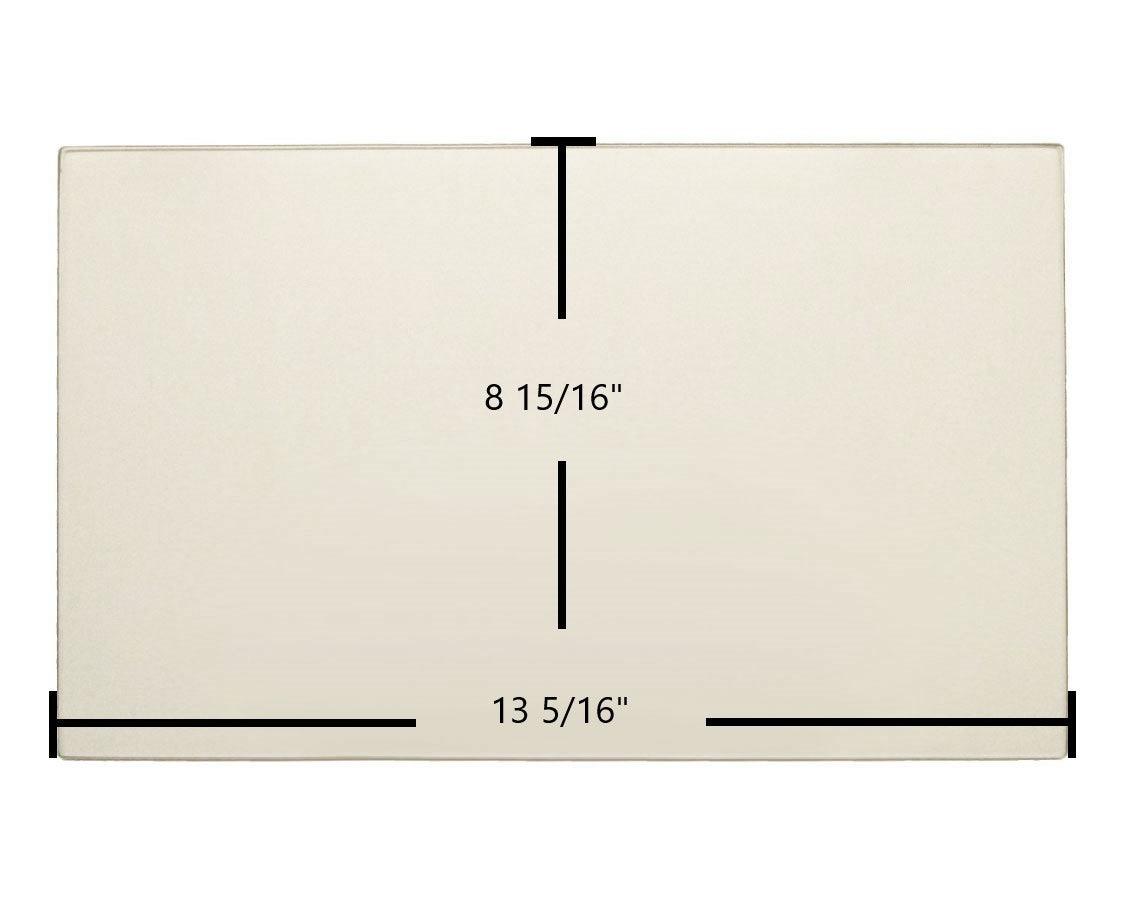Century S245E Door Glass – 13 5/16" x 8 15/16" High-Temperature Ceramic Glass Panel (SE63308)