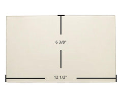 Century S126, S130, S241E, 242E Replacement Glass – 12 1/2" x 6 3/8" (Part #SE63004-1)