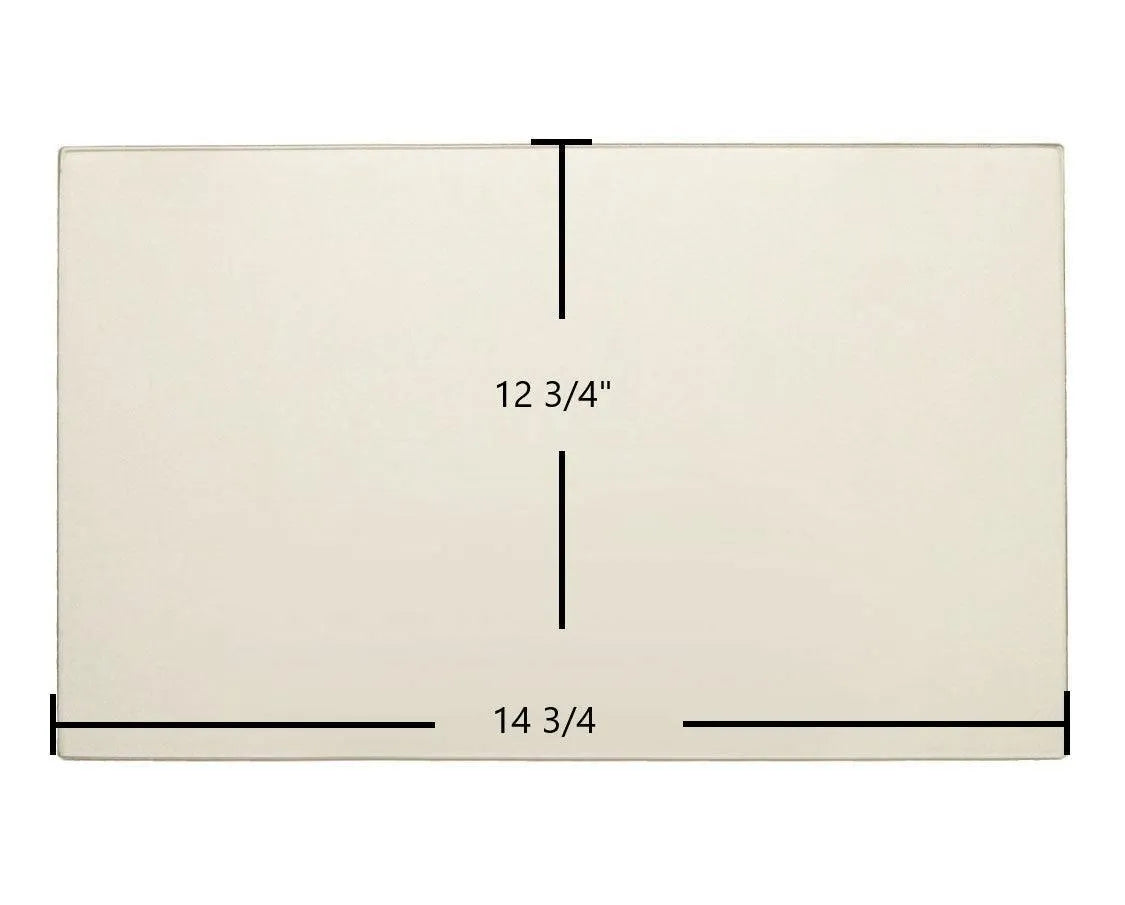 Century FW3200 Door Glass – 14 3/4" x 12 3/4" High-Temperature Ceramic Glass Panel (SE74023)