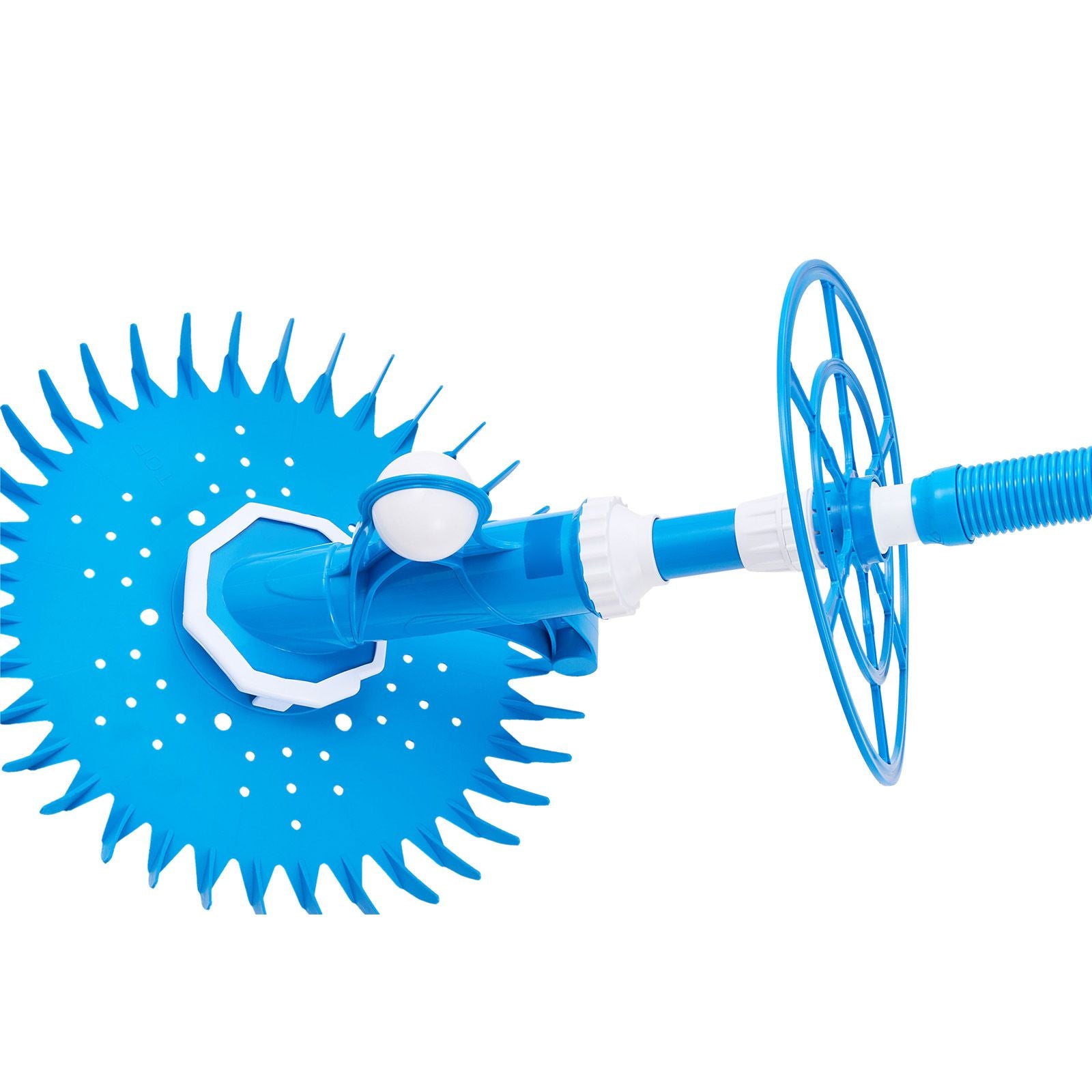 Automatic Suction Pool Cleaner | Suction-Side Pool Vacuum with 12 Hoses (33 ft) for In/Above Ground Pools up to 20x35 ft