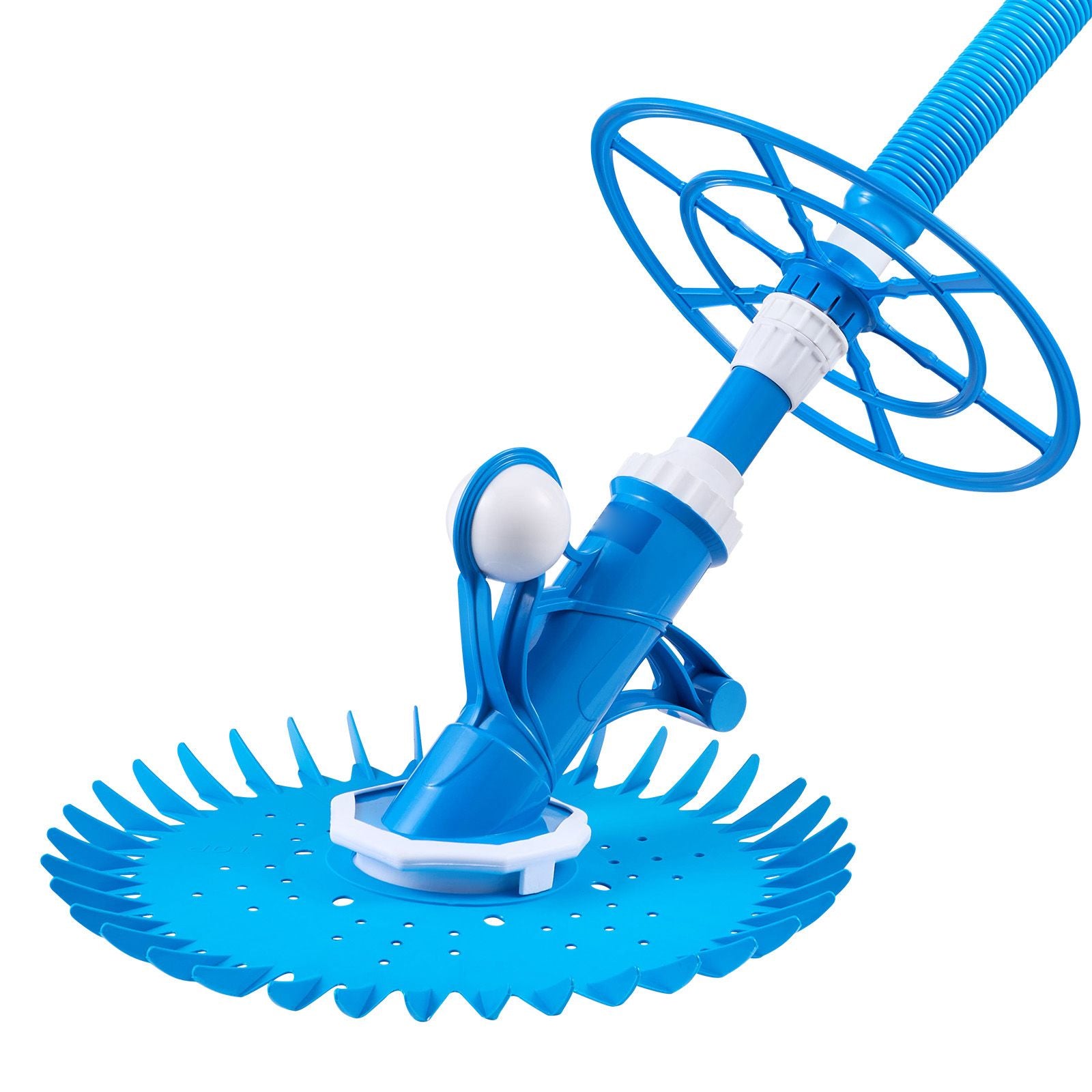 Automatic Suction Pool Cleaner | Suction-Side Pool Vacuum with 12 Hoses (33 ft) for In/Above Ground Pools up to 20x35 ft