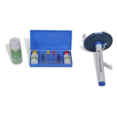 Complete Pool Cleaning Kit | Vacuum Head, Leaf Skimmer, Wall Brush, Pole, Hose & More