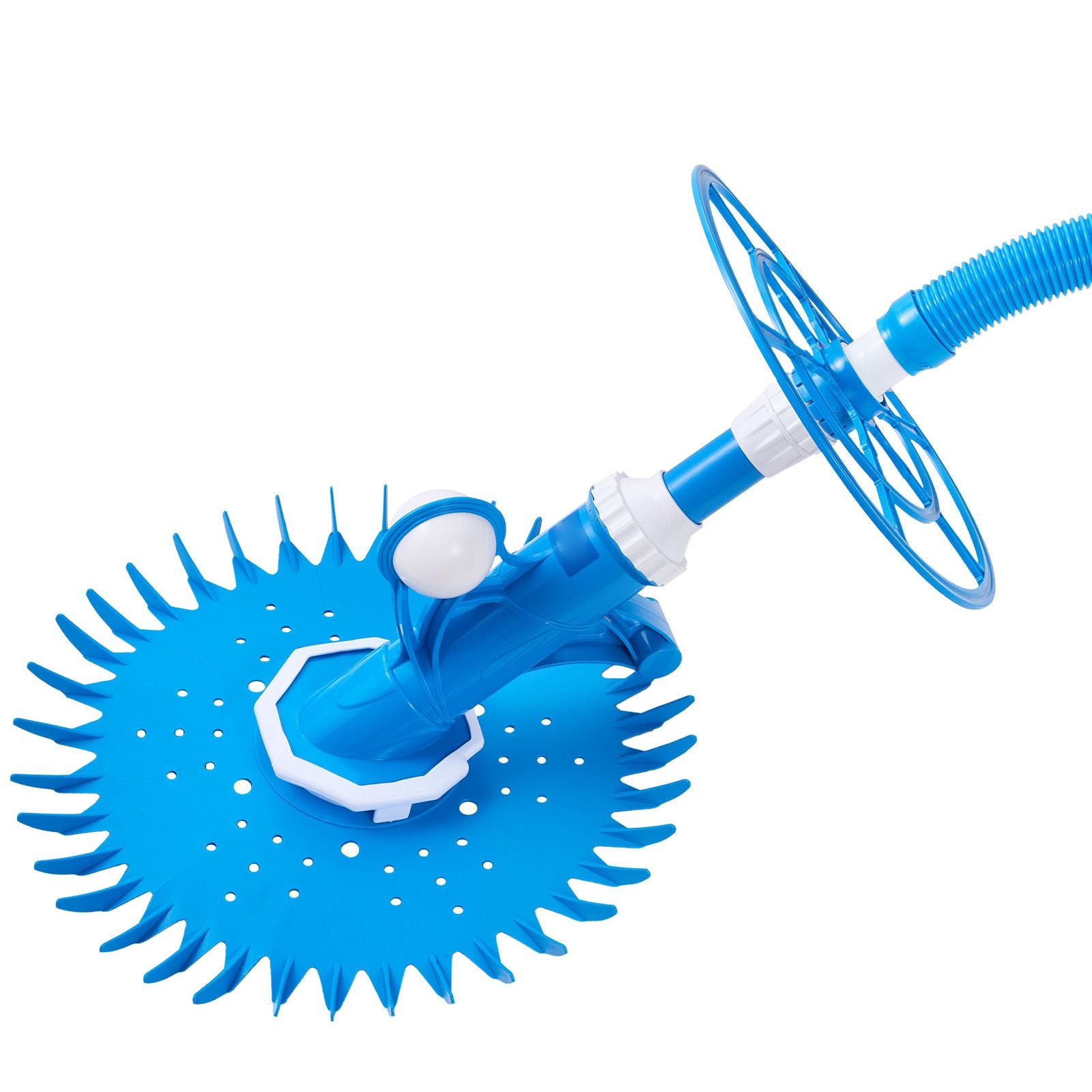 Automatic Suction Pool Cleaner | Suction-Side Pool Vacuum with 12 Hoses (33 ft) for In/Above Ground Pools up to 20x35 ft