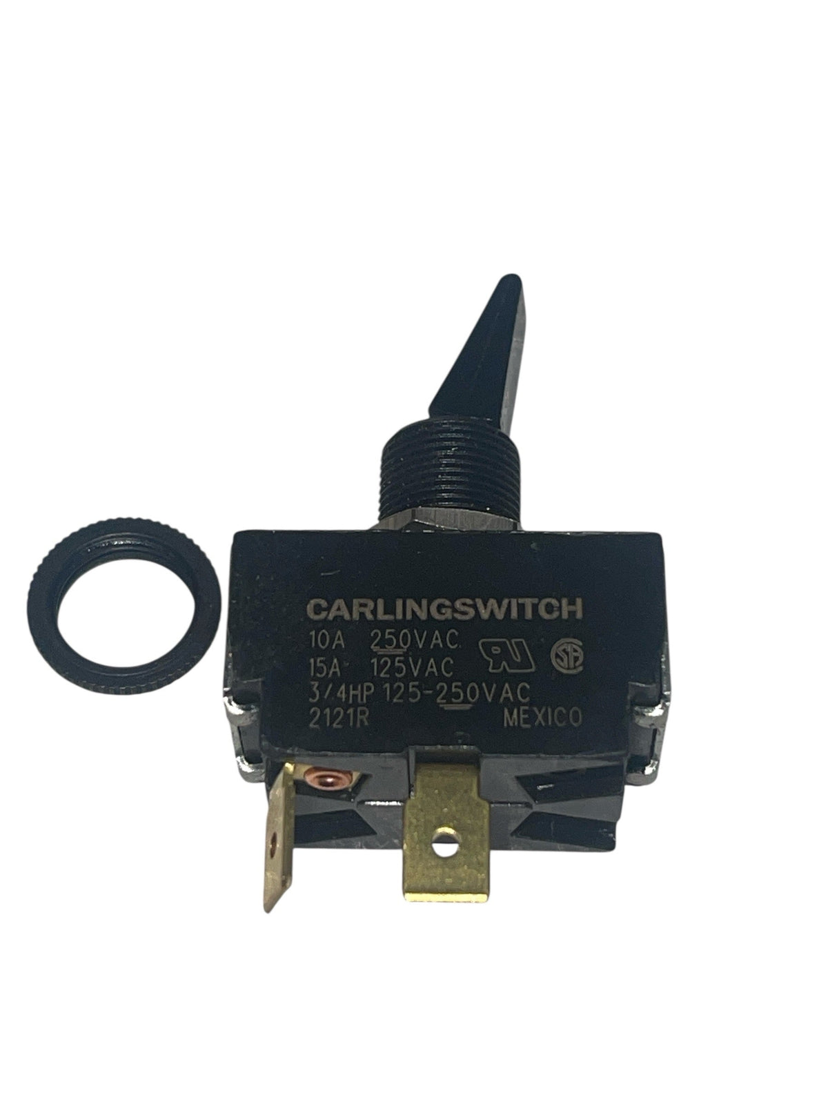 2 Prong Toggle Switch | Universal Wood Stove On/Off or High-Low Switch | Part #4TS2