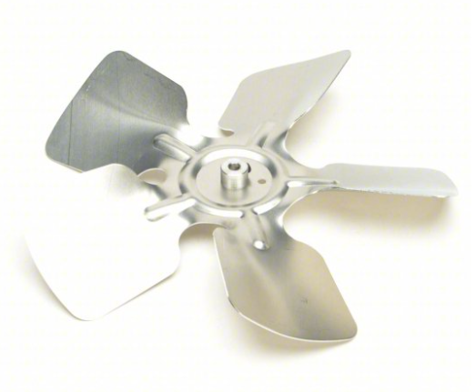 10" Metal Fan Blade – 1/4" Bore | 30° Pitch | 5-Blade Propeller-Counter Clockwise rotation (CCW)