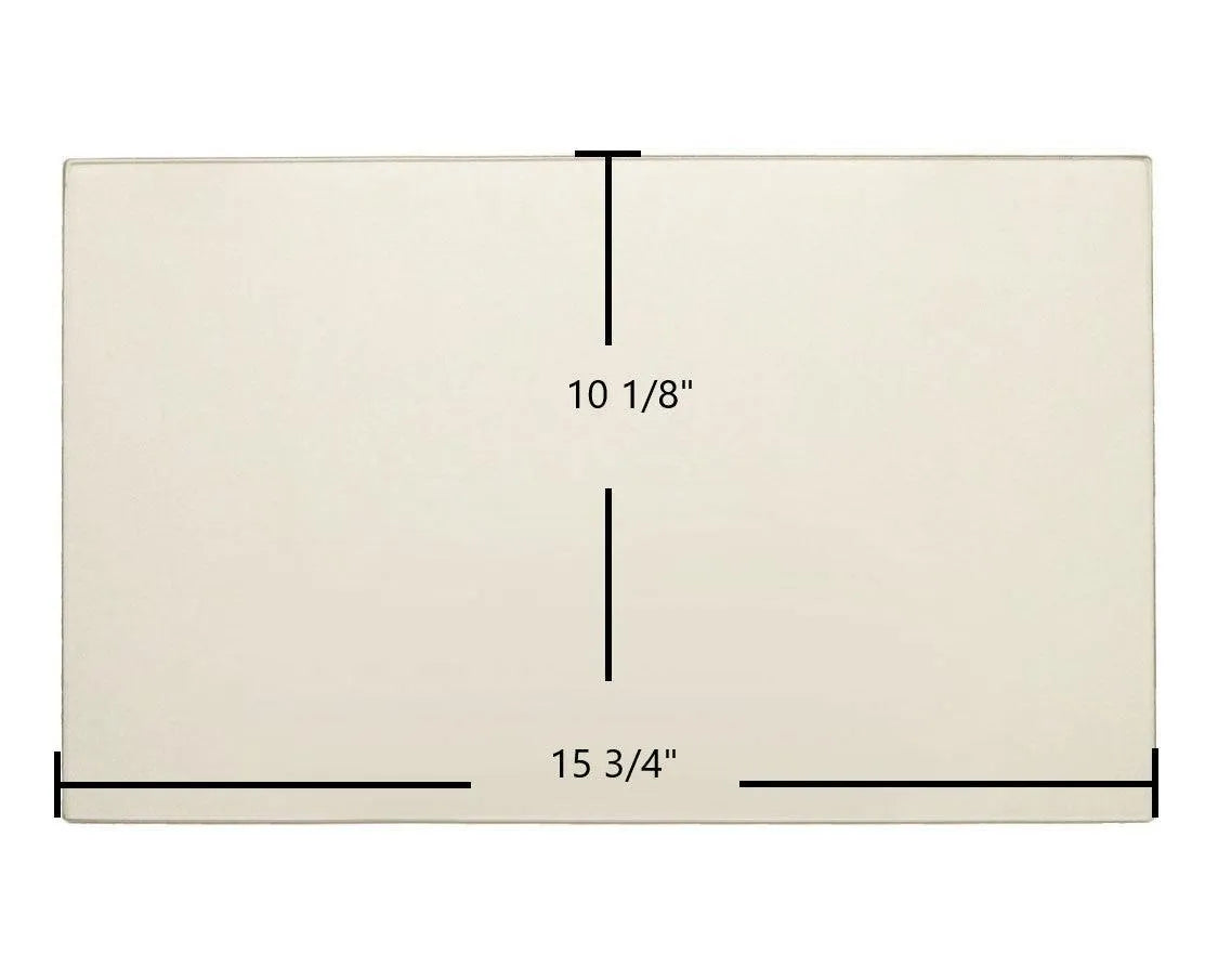 Century FW2800, FW2900 Door Glass – 15 3/4" x 10 1/8" High-Temperature Ceramic Glass Panel (SE74009)