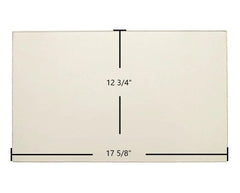 Century FW3500 Door Glass – 17 5/8" x 12 3/4" High-Temperature Ceramic Glass Panel (SE74017)