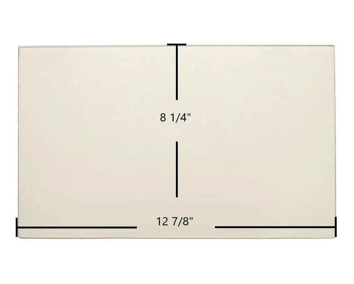 Century S244, S244E, FW24007, FW2470 Door Glass – 12 7/8" x 8 1/4" High-Temperature Ceramic Glass Panel (SE63000-1)
