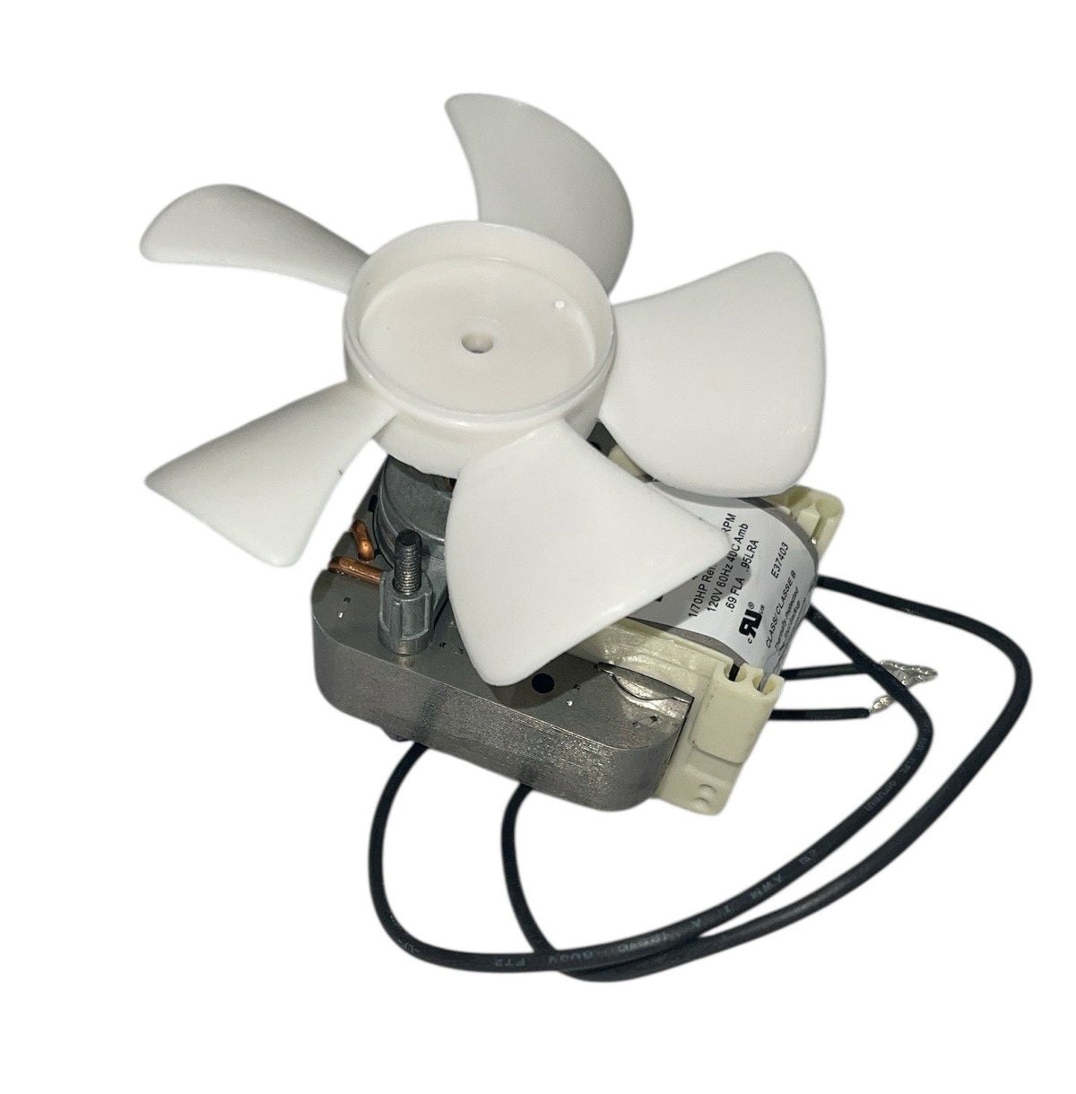 C-Frame Motor 1CFA1A – 1/70 HP Single-Speed Motor with 4¼" Plastic Blade (OEM Dayton Replacement) 1CFMS
