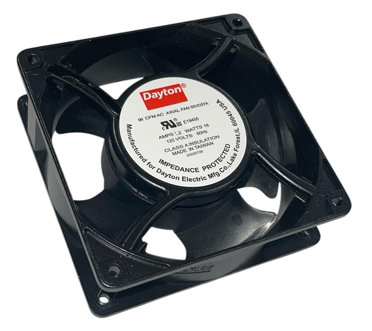 C-Frame Fasco 1BF2107 Boxer Fan – Replacement for CEMI Stoves | OEM Fasco 4WT47 Equivalent