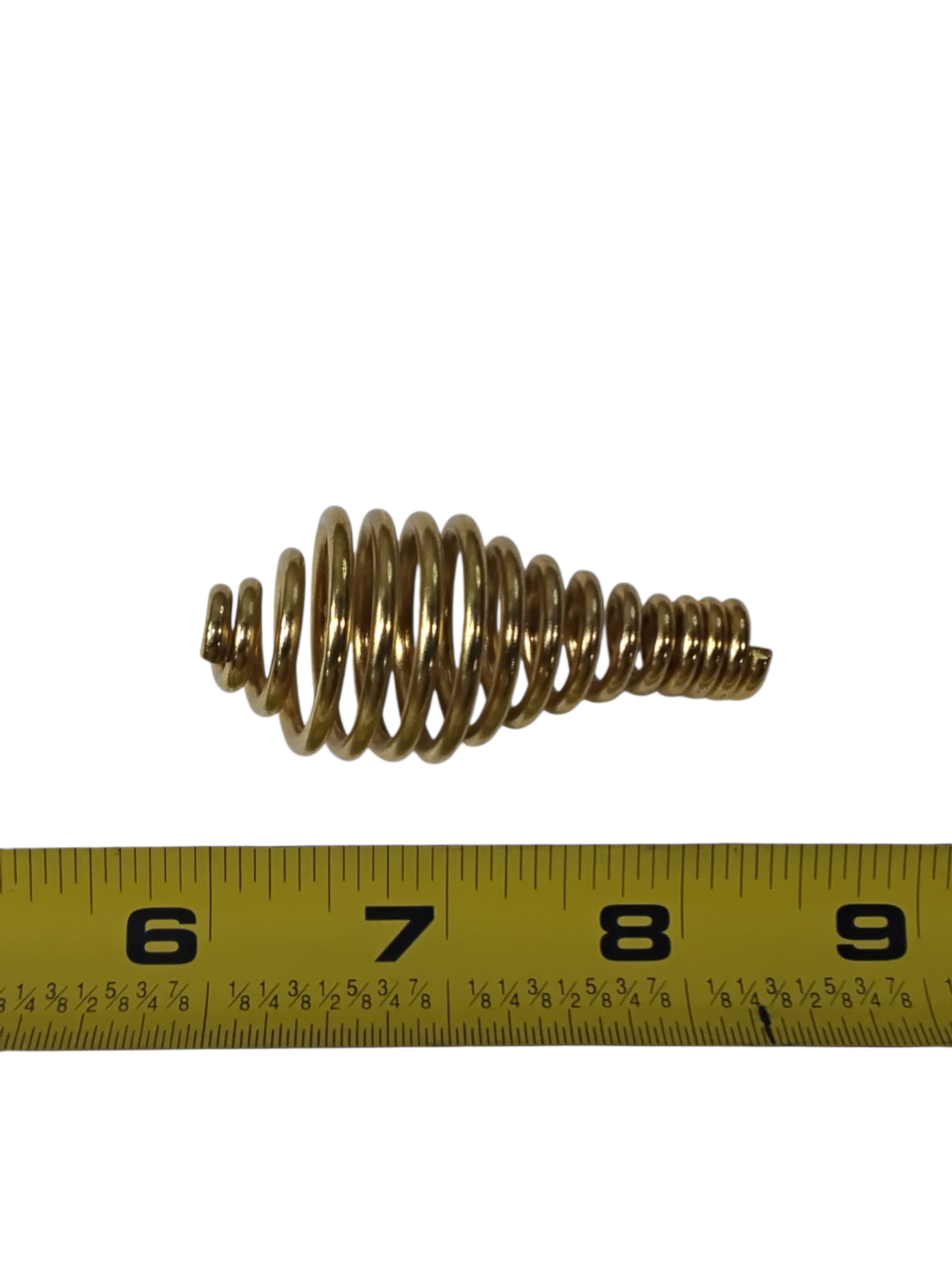 Brass Door Spring Handle – 2SH14212B | 1/4" x 2-1/2" | Universal Wood Stove Replacement for Black Bart, Country Flame, PelPro, Enviro, Vista Flame, Drolet, Osburn, Flame, Napoleon & Timberwolf
