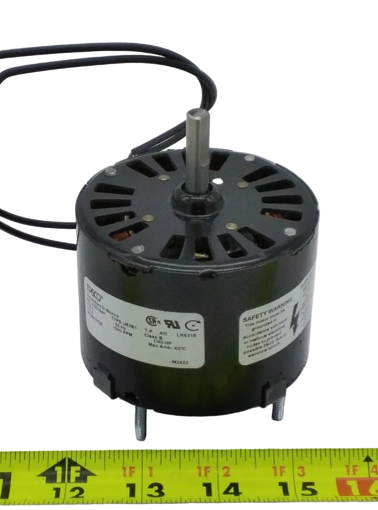 Ashley Left Side Blower Motor | 1/40 HP Clockwise 1-Speed Motor | Part #AY052713R /Fasco 1M126