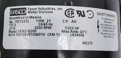 Centrifugal Blower Motor (1C15) – 15 CFM C-Frame Fan Replacement Motor (Fasco 50745-D500)