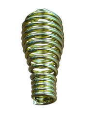 Brass Spring Door Handle – 3/8" x 2-1/2" | SH40-B | Cool-Touch Universal Replacement for Wood Stoves