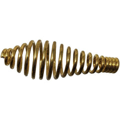 Brass Spring Door Handle – Ashley, Breckwell, USSC Wood & Pellet Stoves | 4 1/4" Length | 3/8" Shaft Hole | OEM Replacement 892002
