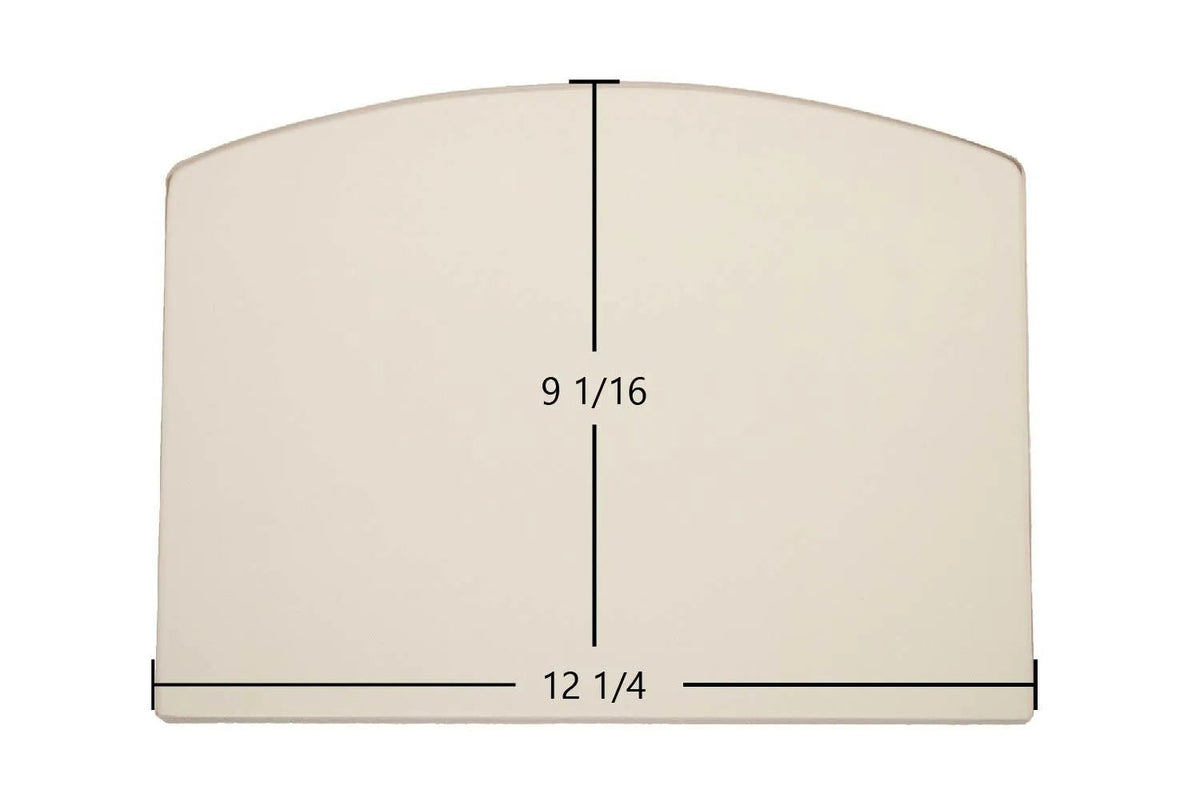 American Harvest Multi-Fuel Furnace 6100, 6500 Archtop Replacement Glass – 12 1/4" x 9 1/16" (Part #890153)