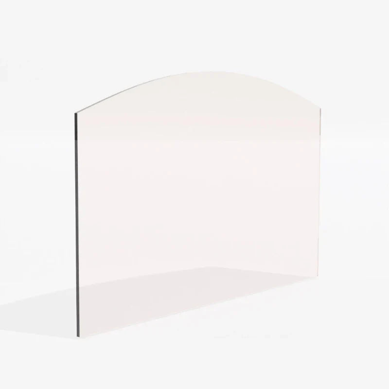 Breckwell Sonora P23 / Big E P1000PW Door Glass Replacement – 14 3/4" x 8 5/8" Archtop High-Temperature Ceramic Glass Panel (C-D-038)