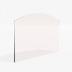 Breckwell Sonora P23 / Big E P1000PW Door Glass Replacement – 14 3/4" x 8 5/8" Archtop High-Temperature Ceramic Glass Panel (C-D-038)