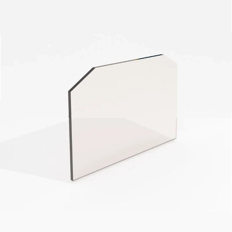 Century CW2500, CW2900, FW2700, FW3000 Series Archtop Door Glass – 17 5/16" x 9 9/16" High-Temperature Ceramic Glass Panel (SE63001)